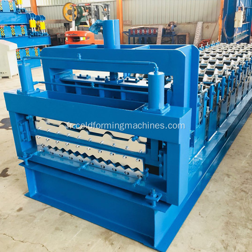 Machine de formage de rouleaux double couche en acier couleur vietnam